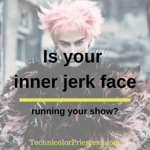 Is your inner jerk-face running your